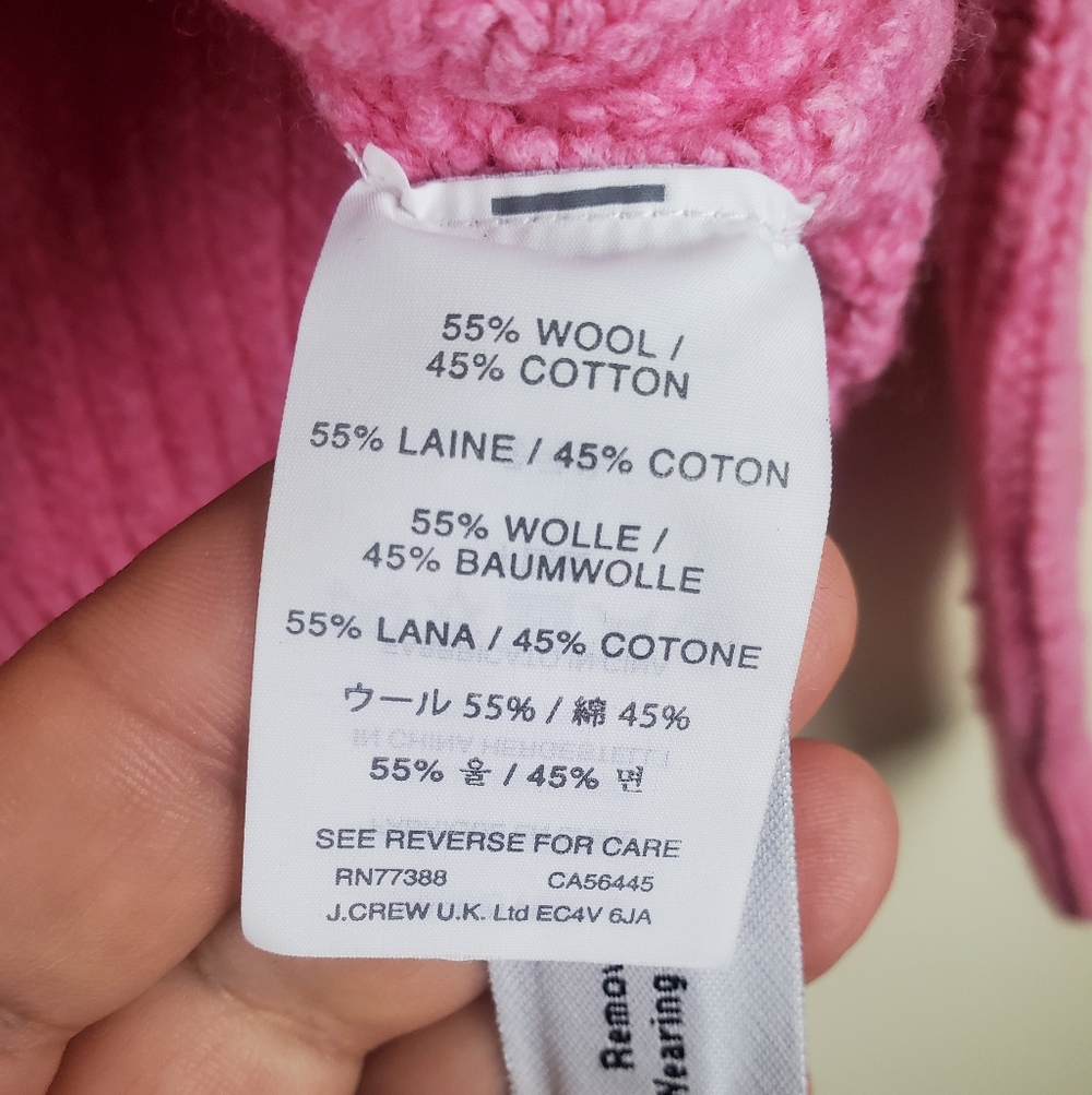 J. Crew Pink Knit Sweater Size S - Picture 4 of 4